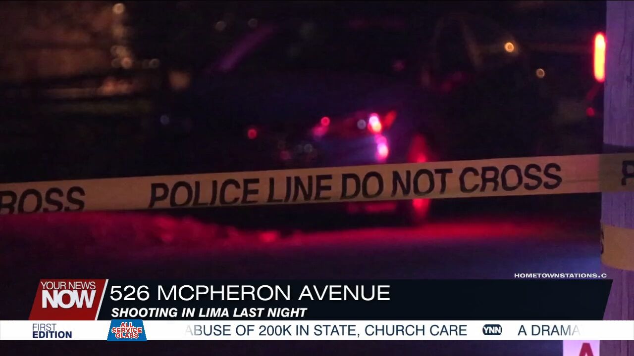 Lima Police investigate shooting on McPheron Avenue